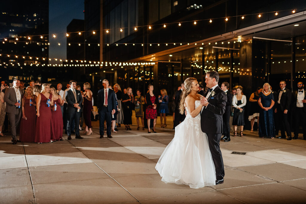 Wedding on the rooftop of JPS events center