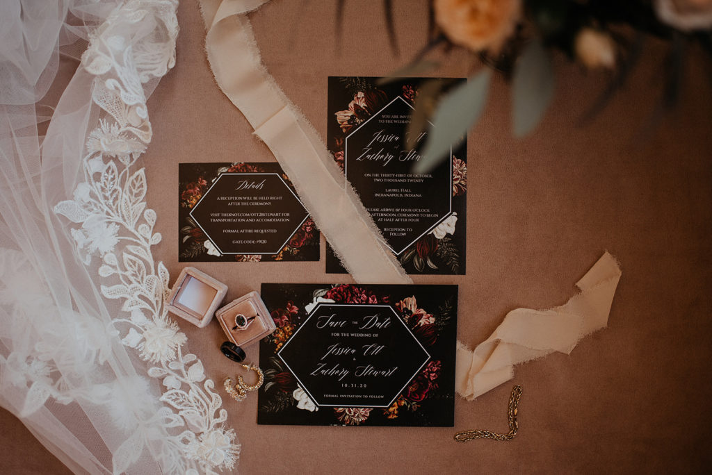 Wedding invites and details