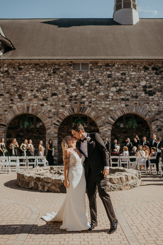 Michigan wedding ceremony at Castle Farms in Charlevoix