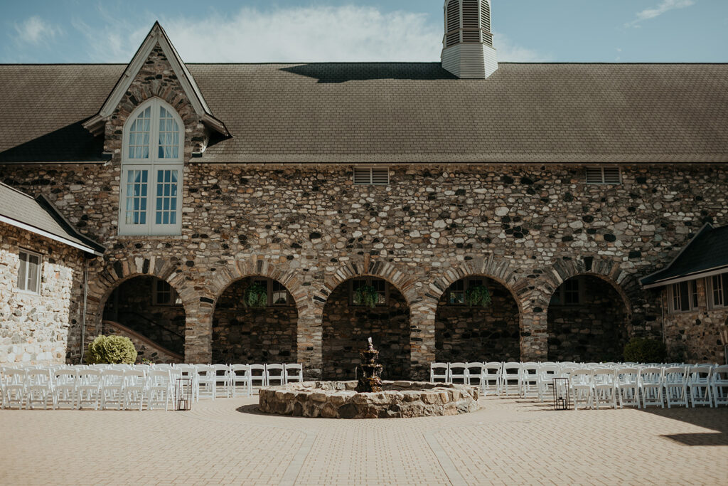 Castle Farms in Charlevoix wedding ceremony