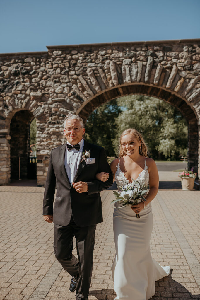 Michigan wedding ceremony at Castle Farms in Charlevoix