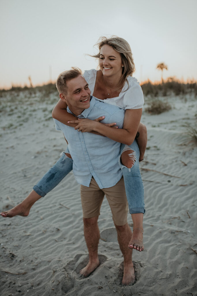 Couples beach photoshoot