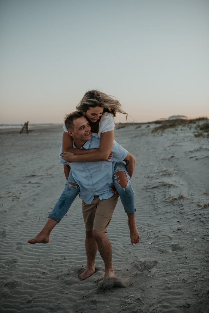 Couples beach photoshoot