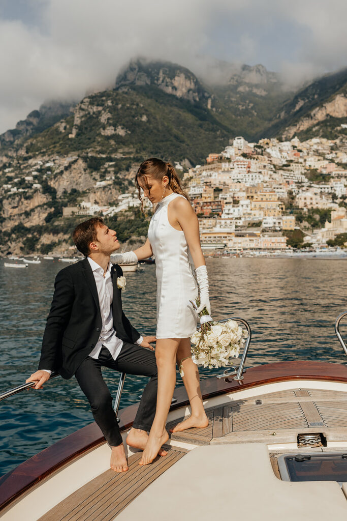 An Amalfi Coast Elopement in Italy captured by Italy Elopement Photographer - Kim Kaye Photography