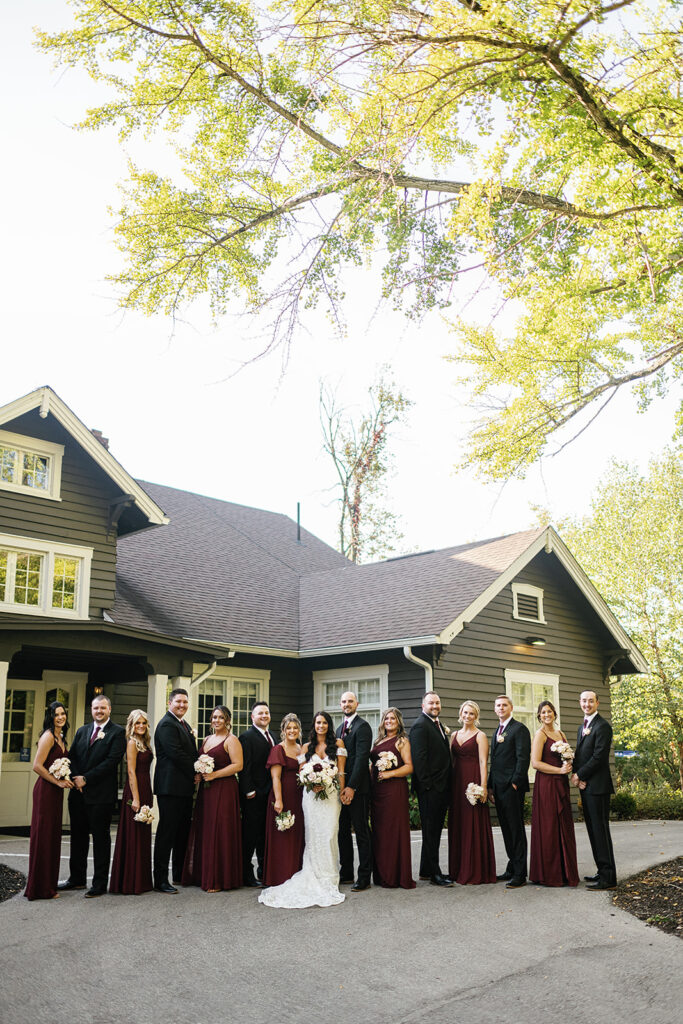 Full wedding party photos