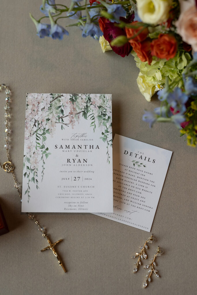 Chicago wedding details