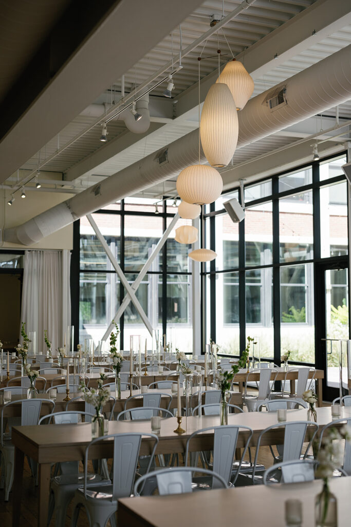 Indoor glasshouse Greenhouse Loft Chicago wedding reception