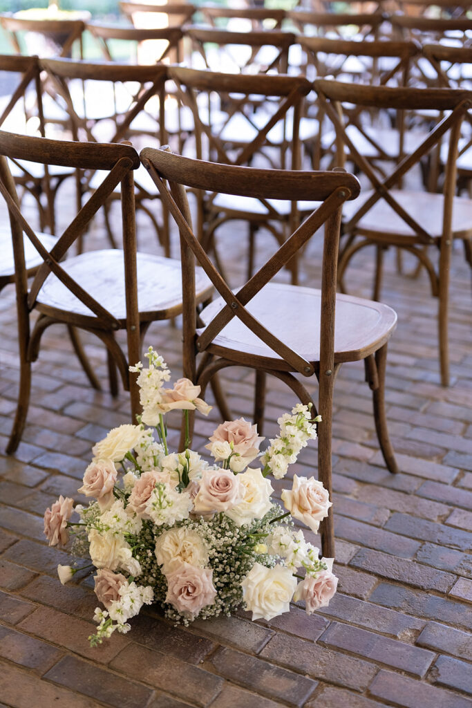 Artisan Acres Estate wedding ceremony on The Veranda