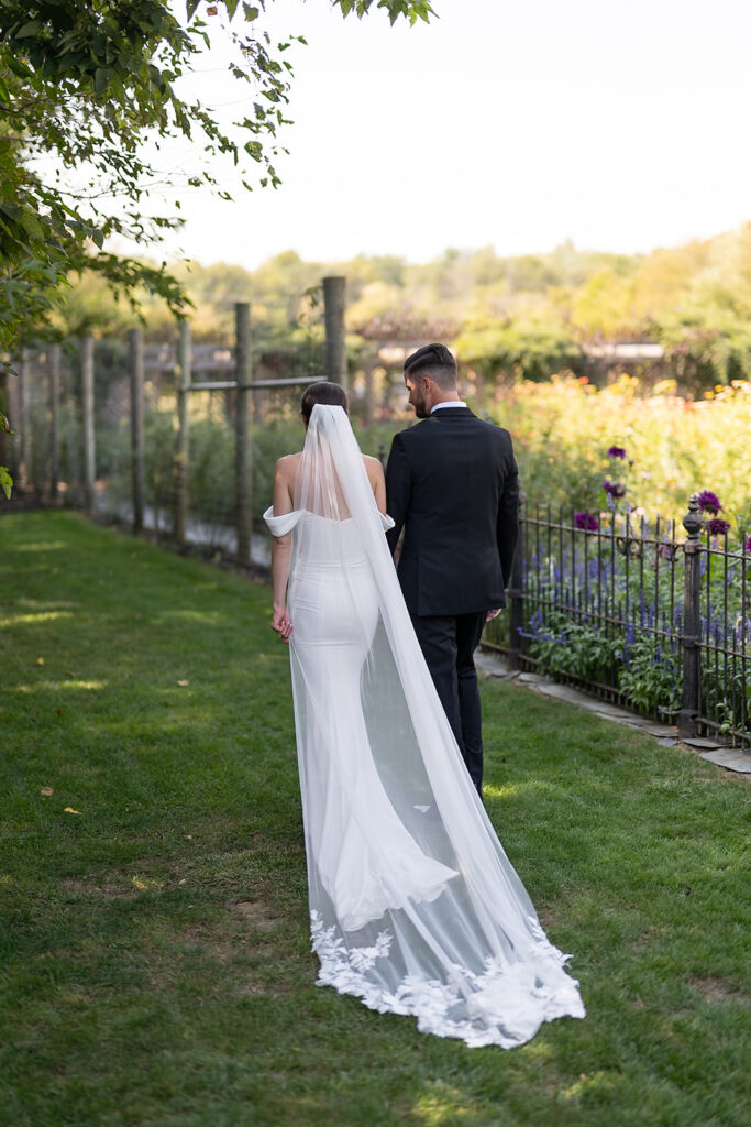 Bride and grooms Artisan Acres Estate wedding portraits