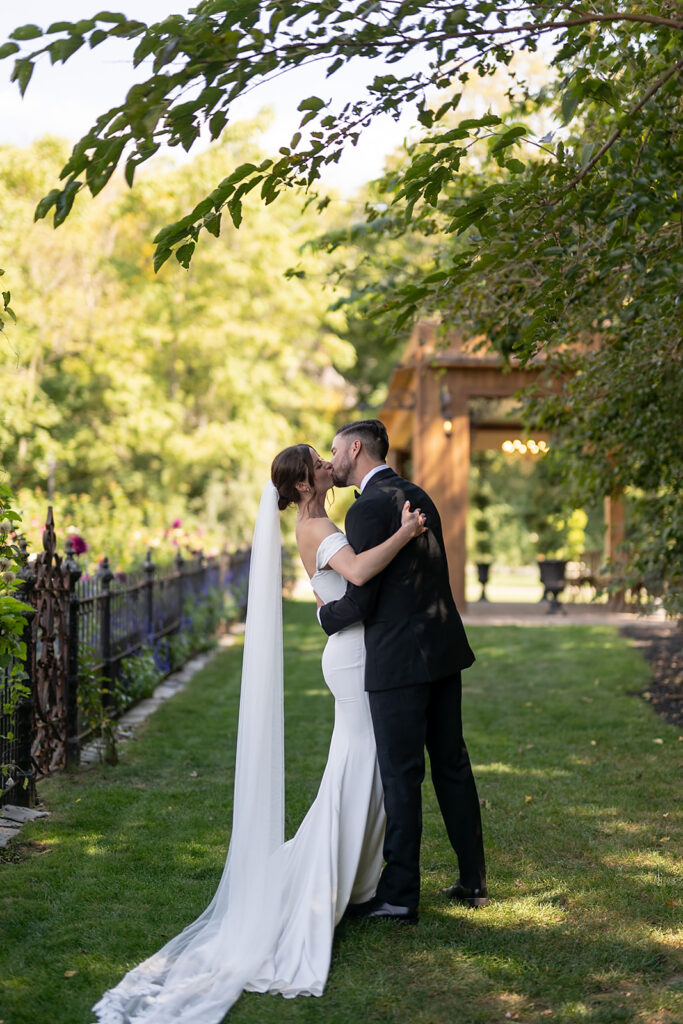 Bride and grooms Artisan Acres Estate wedding portraits