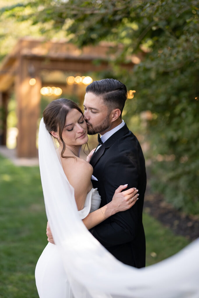 Bride and grooms Artisan Acres Estate wedding portraits