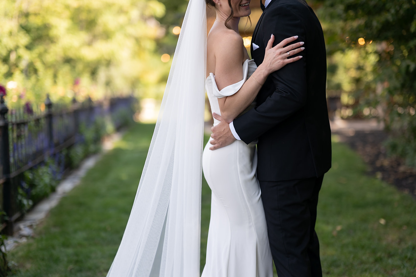 Bride and grooms Artisan Acres Estate wedding portraits