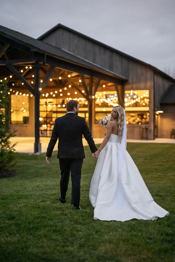 Bride and grooms outdoor Union 12 wedding portraits in Fort Wayne, Indiana