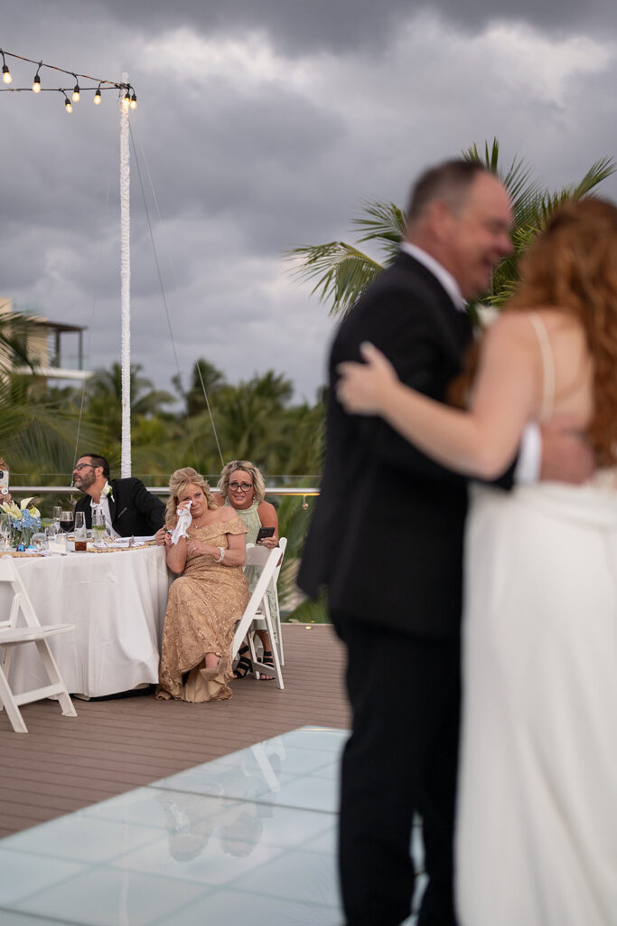 Bride dancing with her father