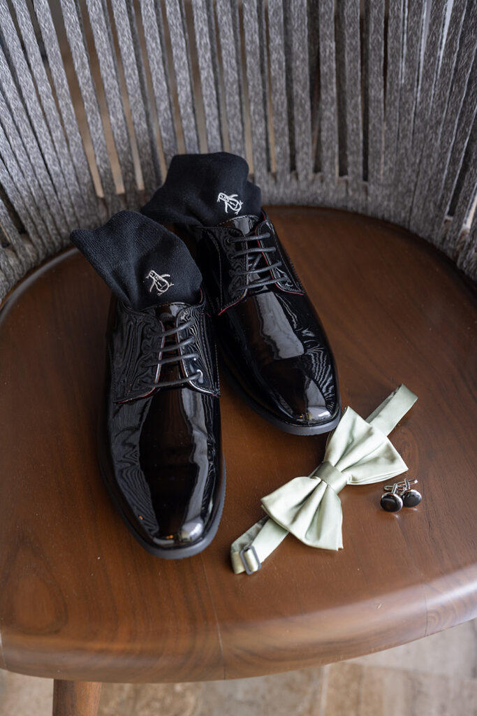 Grooms wedding details