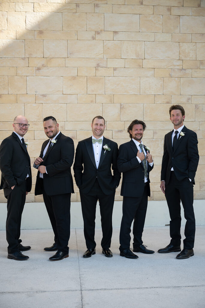 Groom and groomsmen photos from a Grand Palladium Costa Mujeres wedding