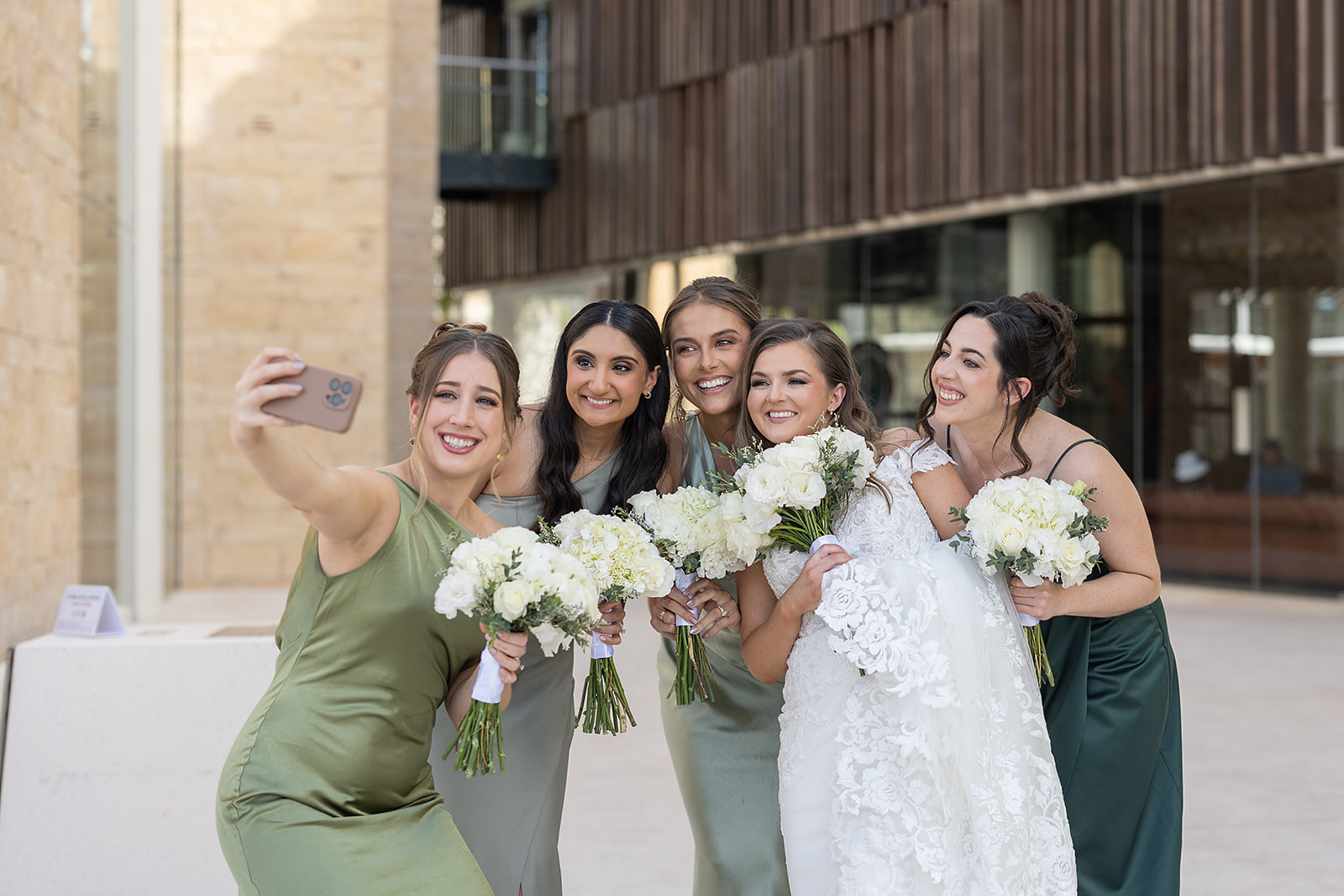 Bride and bridesmaids photos from a Grand Palladium Costa Mujeres wedding