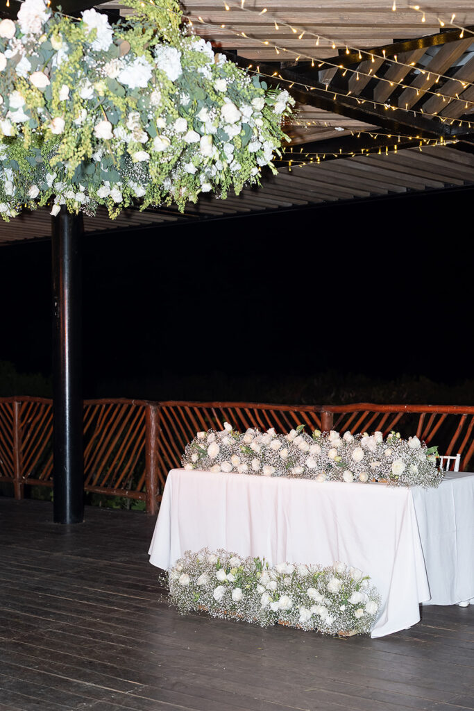 A Grand Palladium Costa Mujeres wedding reception