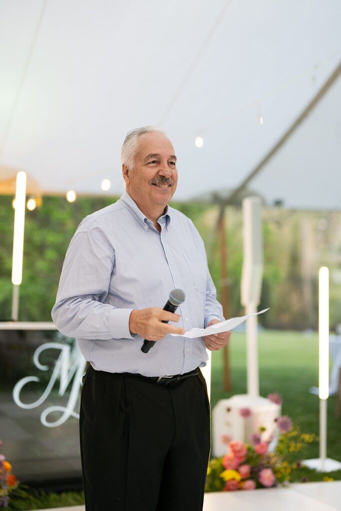 Man giving a speech