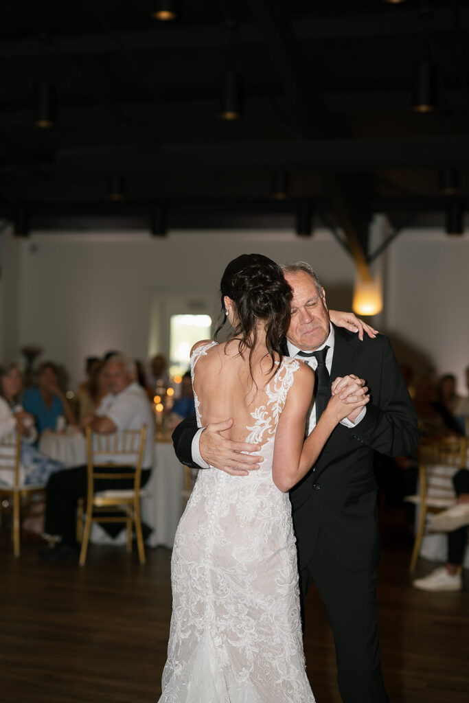 Bride dancing with her father